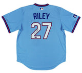 Austin Riley Signed Atlanta Braves Nike 2026 City Connect Blue MLB Jersey