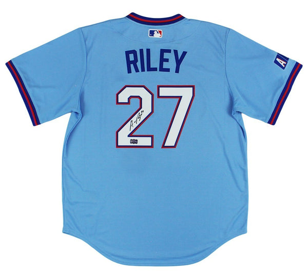 Austin Riley Signed Atlanta Braves Nike 2026 City Connect Blue MLB Jersey