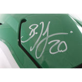 Brian Dawkns Signed Philadelphia Eagles 23 Alt Speedflex Helmet Beckett W 55797