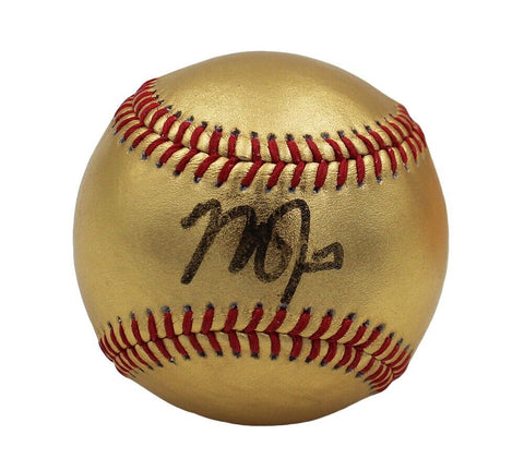 Mike Trout Signed Los Angeles Angels Rawlings Official Major League Gold MLB Bas