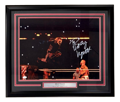 Bray Wyatt Signed Framed 16x20 WWE Photo JSA Hologram