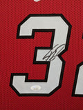FRAMED MIAMI HEAT SHAQUILLE O'NEAL AUTOGRAPHED SIGNED JERSEY JSA COA
