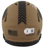 49ers George Kittle Signed STS II Speed Mini Helmet W/ Case BAS Witnessed