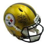 Troy Polamalu Signed Steelers Full Size FLASH Authentic Helmet Beckett 164354