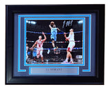 Ja Morant Signed Framed 8x10 Memphis Grizzlies vs Chicago Bulls Photo BAS