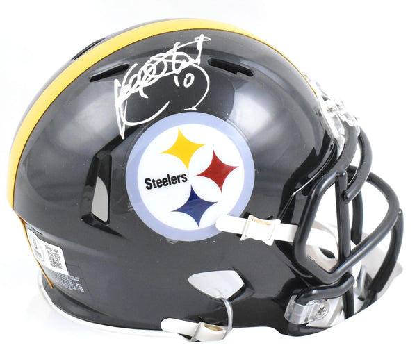 Kordell Stewart Autographed Steelers Speed Mini Helmet - Beckett W Holo *White