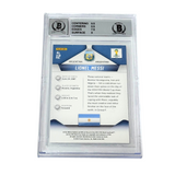 Lionel Messi Signed Panini 2014 Prizm World Cup #12 - BGS 8.5 AUTO WITNESSED