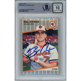 Billy Ripken Autographed 1989 Fleer 616 Trading Card 10 Grade Beckett 49353