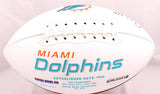 Jaylen Waddle Autographed Miami Dolphins Logo Football-Fanatics *Black