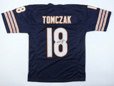 Mike Tomczak Signed Chicago Bears Jersey (JSA COA) Ex-Ohio State Buckeye Q.B