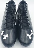 ERNEST JONES IV AUTOGRAPHED PAIR OF UNDER ARMOUR CLEATS SEAHAWKS SIZE 10.5 MCS
