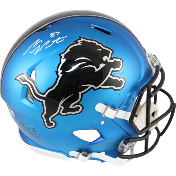 Sam LaPorta Autographed Detroit Lions Authentic 24 Alt Helmet Beckett 51289