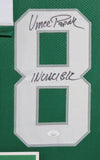 FRAMED PHILADELPHIA EAGLES VINCE PAPALE AUTOGRAPHED INSCRIBED JERSEY JSA COA