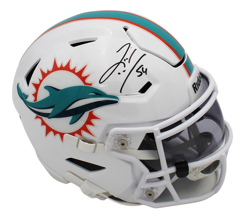 Zach Thomas Signed Miami Dolphins Speed Flex Mid-Sized NFL Midi Helmet