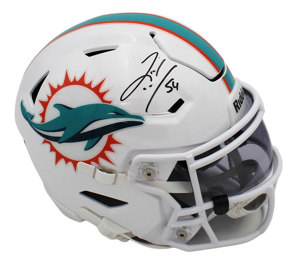 Zach Thomas Signed Miami Dolphins Speed Flex Mid-Sized NFL Midi Helmet