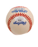 Livan Hernandez Autographed Official 1997 World Series Baseball JSA COA