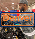 Fred Taylor Autographed Jacksonville Jaguars F/S speed Helmet BAS 39851