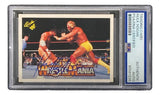 Hulk Hogan Signed 1990 Classic WWF Wrestlemania #95 Trading Card PSA