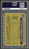 1990 Topps #701 Bernie Williams RC Yankees On Card PSA 10/10 Auto GEM MINT