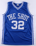 Christian Laettner Signed Duke Blue Devils "The Shot" Jersey (JSA) 1992 #3 Pick
