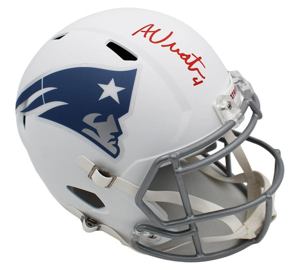 Adam Vinatieri Signed New England Patriots Speed Full Size Rivalries Helmet