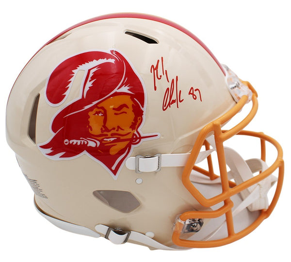Rob Gronkowski Signed Tampa Bay Buccaneers Speed Authentic Retro NFL Helmet