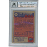 Eric Dickerson Autographed/Signed 1985 Topps #79 Trading Card Beckett 53007