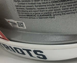 TOM BRADY Autographed Patriots Custom Visor Authentic Speed Helmet FANATICS