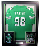 Jalen Carter Signed/Autographed Eagles Jersey Framed Beckett Witness 201630