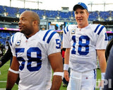 Gary Brackett Signed Indianapolis Colts Jersey (JSA COA) Super Bowl XLI Champion