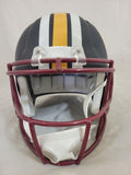 JOE THEISMANN SIGNED WASHINGTON REDKINS F/S FLAT BLACK SPEED REP HELMET BAS QR