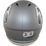 Julio Jones Autographed Atlanta Falcons Blaze Mini Helmet Beckett Witness 51855