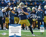 Ian Book Notre Dame Signed/Autographed 8x10 Photo Beckett 158832
