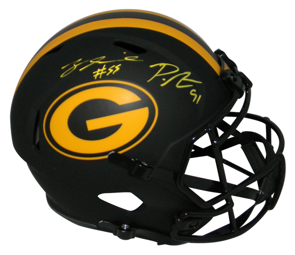 PRESTON ZA'DARIUS SMITH SIGNED GREEN BAY PACKERS ECLIPSE FULL SIZE SPEED HELMET