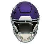 Justin Jefferson Signed Minnesota Vikings Speed Flex Authentic Tribute Helmet