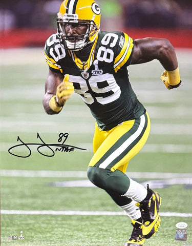 JAMES JONES - Green Bay Packers - Signed 16x20 Photo AUTO #2 - JSA