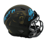 Steve Smith Sr. Signed Carolina Panthers Speed STS 4 NFL Mini Helmet