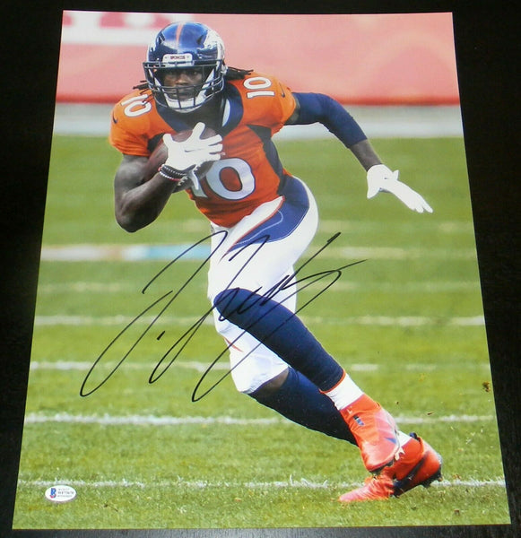 JERRY JEUDY SIGNED AUTOGRAPHED DENVER BRONCOS 16x20 PHOTO BECKETT
