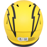 Omarion Hampton Autographed Los Angeles Chargers Rave Mini Helmet Beckett 51641