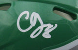 C.J. Gardner-Johnson Signed/Auto Kelly-Green Mini Helmet Eagles Beckett 192762