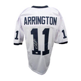 LaVar Arrington Signed/Auto White Penn State Custom Football Jersey JSA 190582