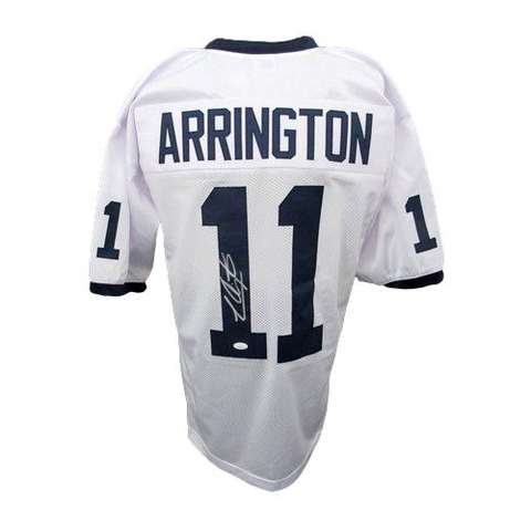 LaVar Arrington Signed/Auto White Penn State Custom Football Jersey JSA 190582
