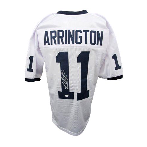LaVar Arrington Signed/Auto White Penn State Custom Football Jersey JSA 190582