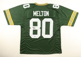 Bo Melton Signed Green Bay Packers Jersey (Beckett) W.R. Switched to Def. Back