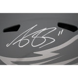 AJ Brown Autographed/Signed Philadelphia Eagles F/S Slate Helmet Beckett 48826