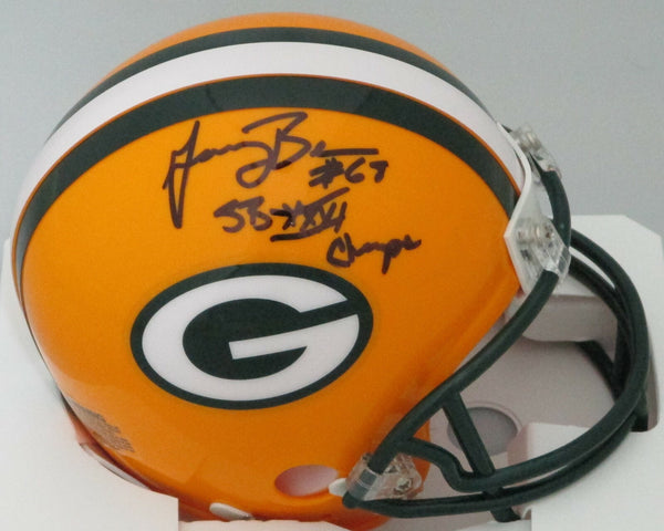 Packers GARY BROWN Signed Riddell Mini Helmet AUTO w/ "SB XXXI Champs"