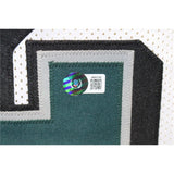 Lesean McCoy Autographed/Signed Pro Style White Jersey Beckett 42801