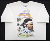 Bears Walter Payton Autographed Framed Hall Of Fame T-Shirt Jersey JSA AK66729