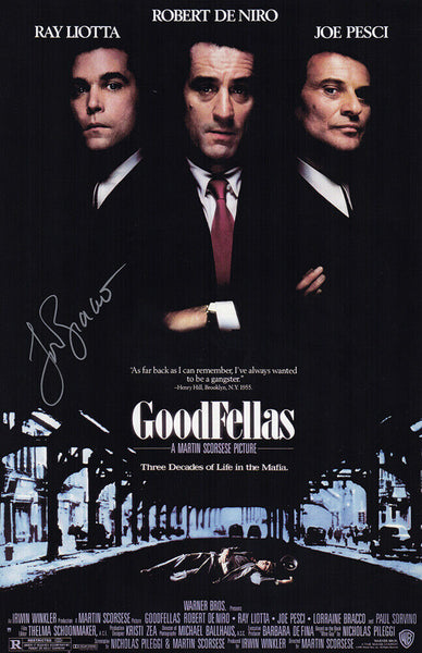 Lorraine Bracco Signed Goodfellas 11x17 Movie Poster -(SCHWARTZ SPORTS COA)