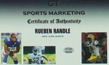 Rueben Randle Signed New York Giants Blue Home Jersey (GTSM COA)